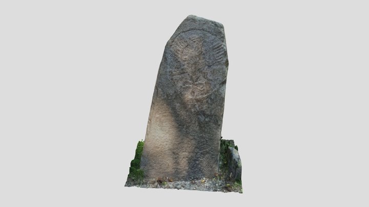 Adlerstein (Grenzstein) in Aachen 3D Model