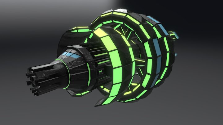 Space destroyer 3D Model