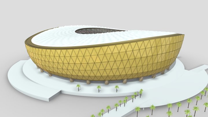 Lusail Stadium fifa world cup 2022 qatar 3D Model