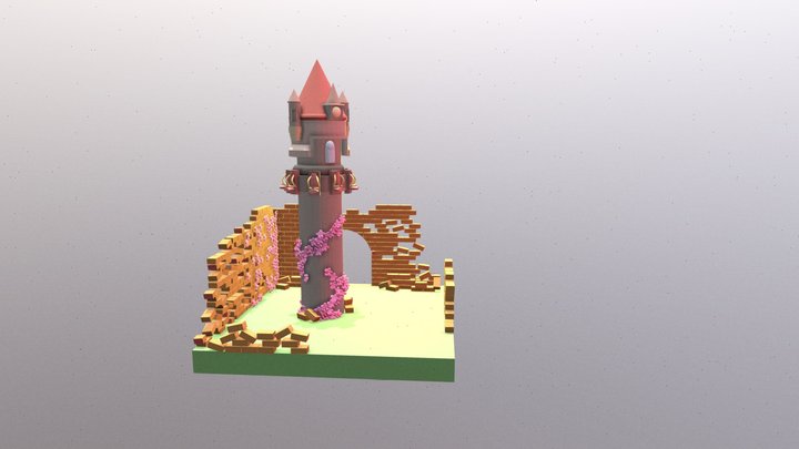 Toren Efteling MV Fiene Manders 3D Model