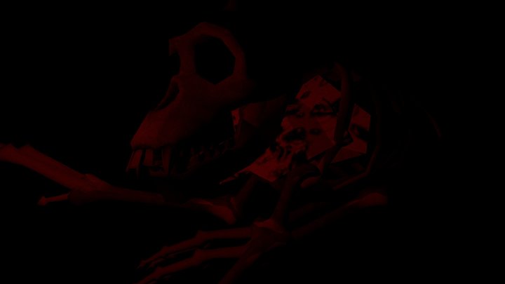 Hellhound - Clouds Gorilla Horror 3D Model