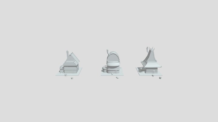 Силуэты 3D Model