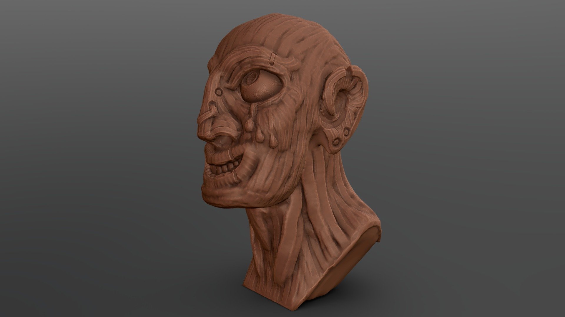 SculptJanuary2021 - Day 31 - Tears Of Joy