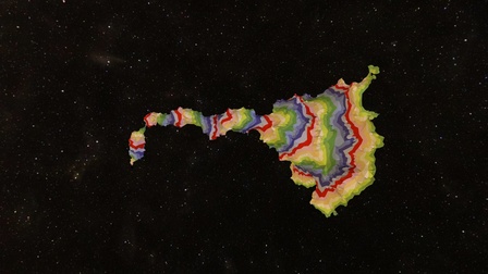 2d quantum gravity disk 3D Model