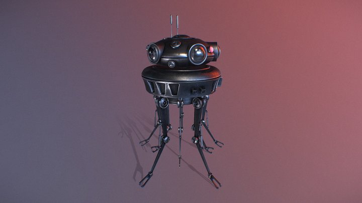 Imperial Probe Droid 3D Model