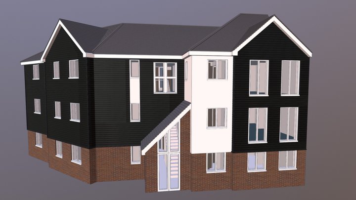 WWX Quays new-builds (Broadstairs, Kent) 3D Model
