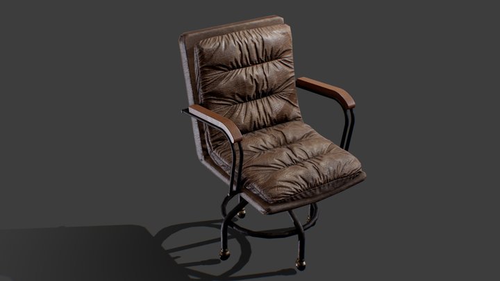 Wrinkly Chair 3D Model