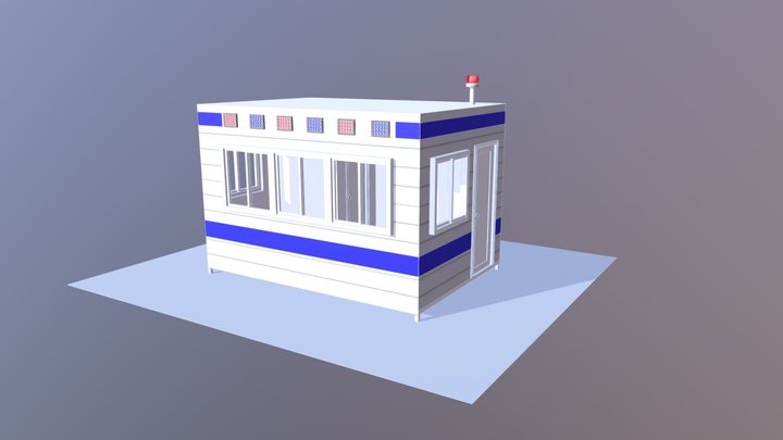 Funclex - Police post 3D Model