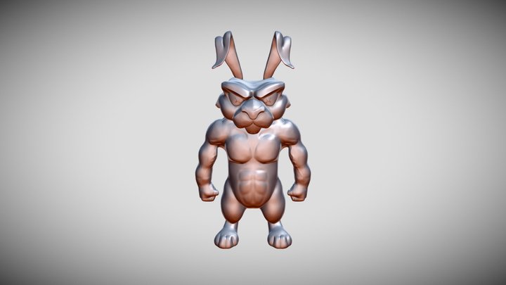 Bad_bunnyv02 3D Model