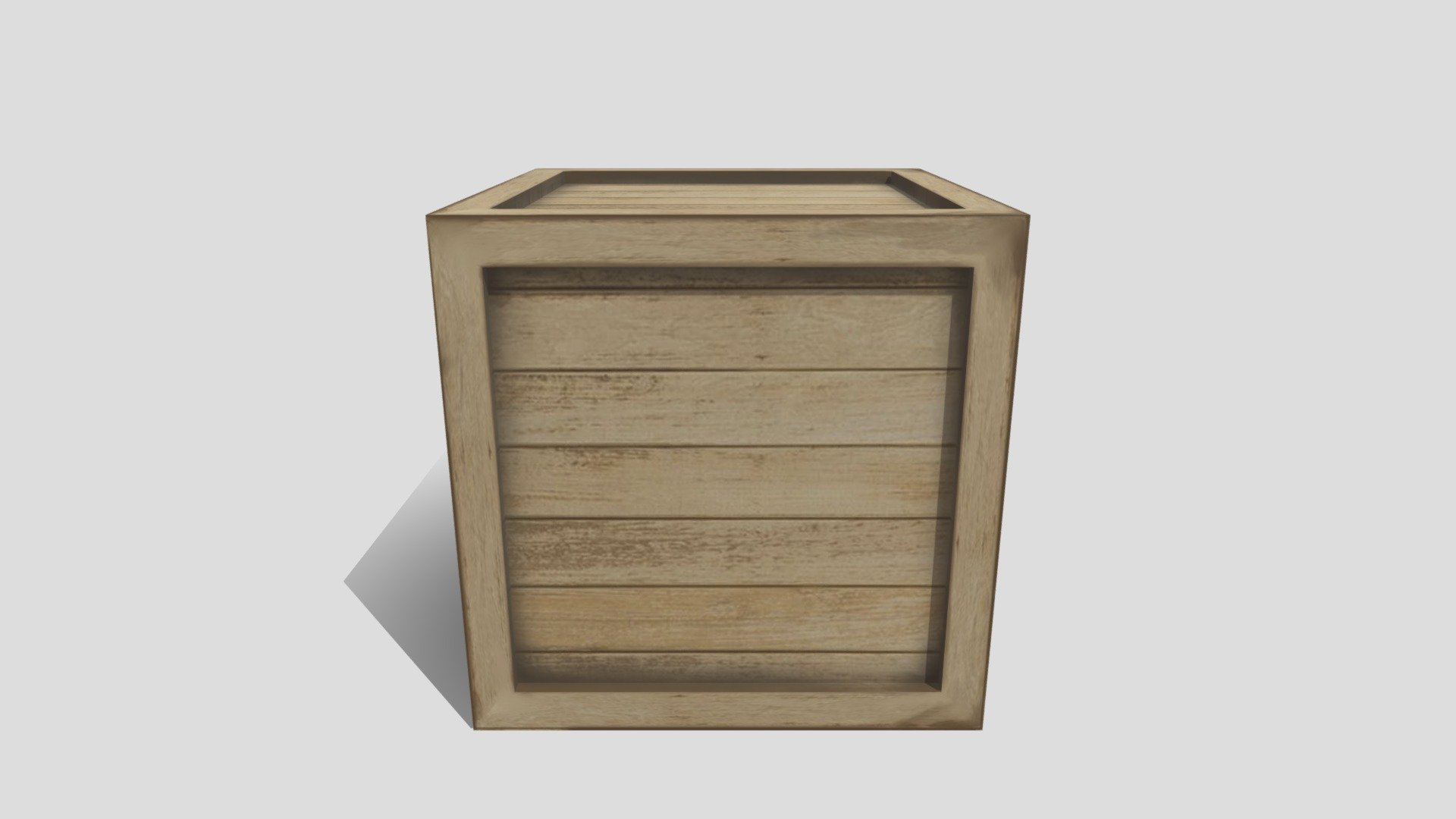 Realistic Crate Model