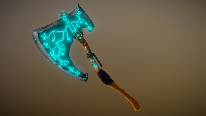 Norse Axe 3D Model