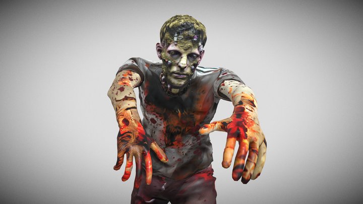 Zombie Moss - Zumbi Musgo 3D Model