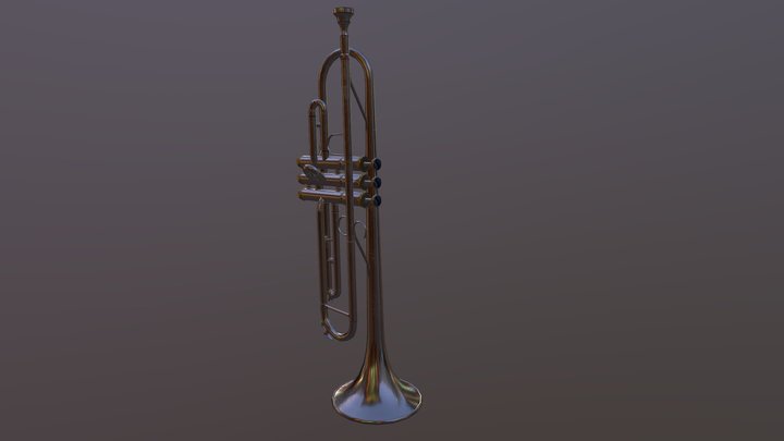 Trumpet Model. 3D Model