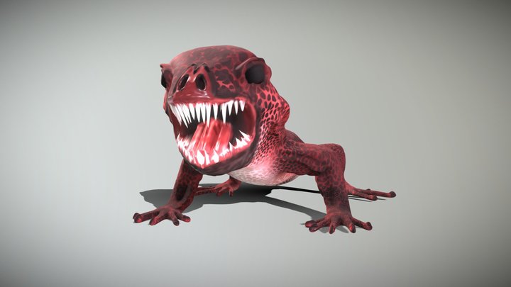 Lizard Creature 3D Model