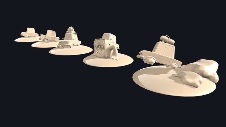 [HW XYZ School] Secondary forms 3D Model