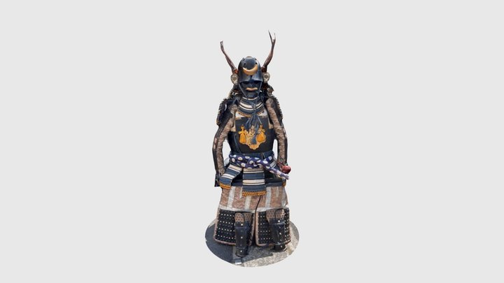 Japanese armor 3D Model
