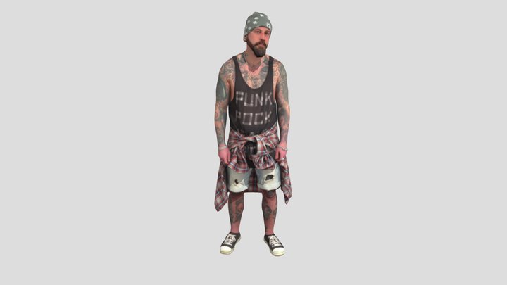 Punk Rock Dude – Modèle 3D gratuit STL