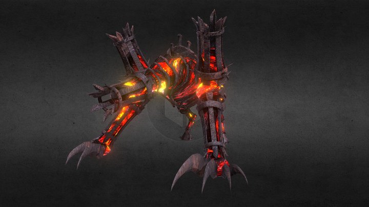 Hellforged Warden 3D Model