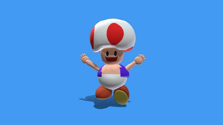 Toad 3D Model
