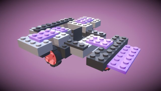 Lego Car Model 3D Model