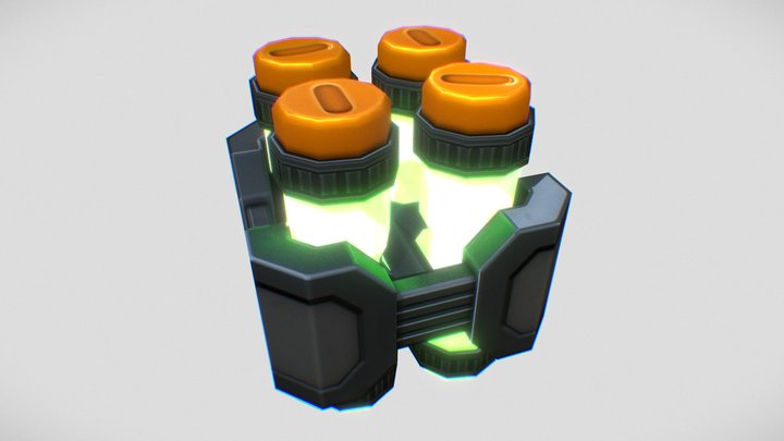 Glowsticks from Scrap Mechanic 3D Model