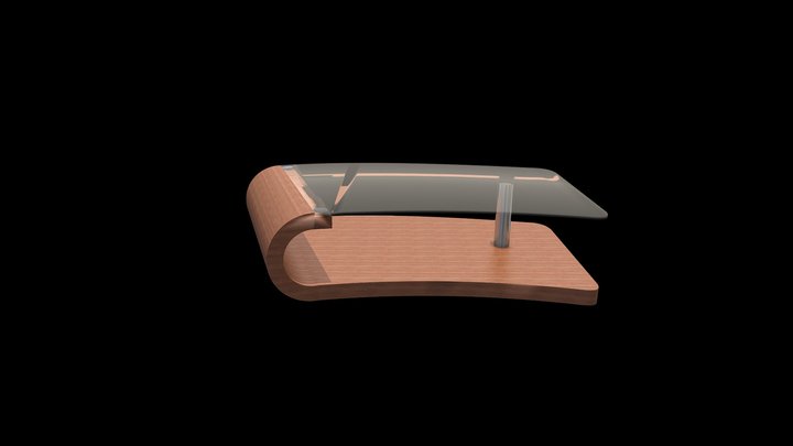 Modern Coffe Table 3D Model