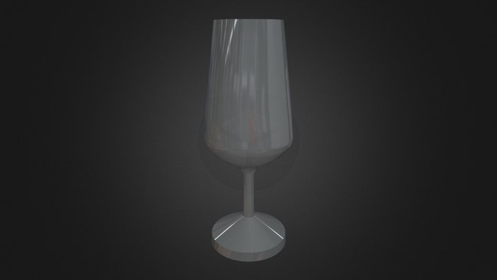 Port Wine Glass 3D Model