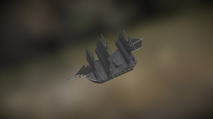 Queen Anne's Revenge 3D Model