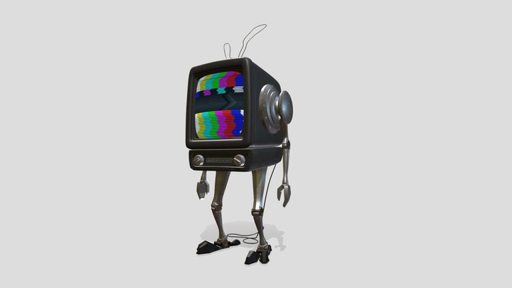 HW6 Detalized TV 3D Model