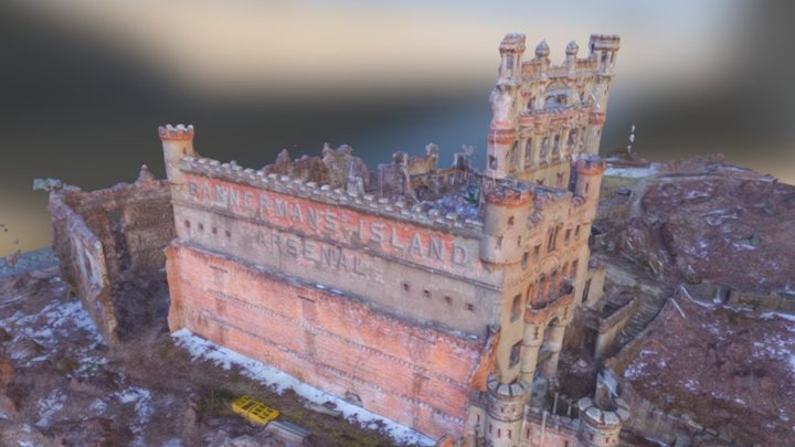 Bannermans Castle 3D Model
