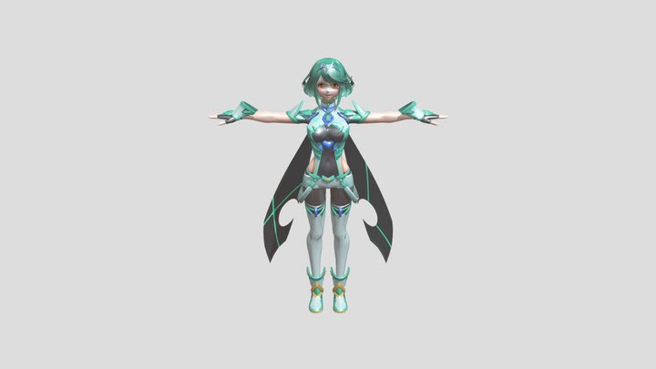 STL file Xenoblade Chronicles 2 - Pyra (Swimsuit ver.) 🩱・3D print design  to download・Cults