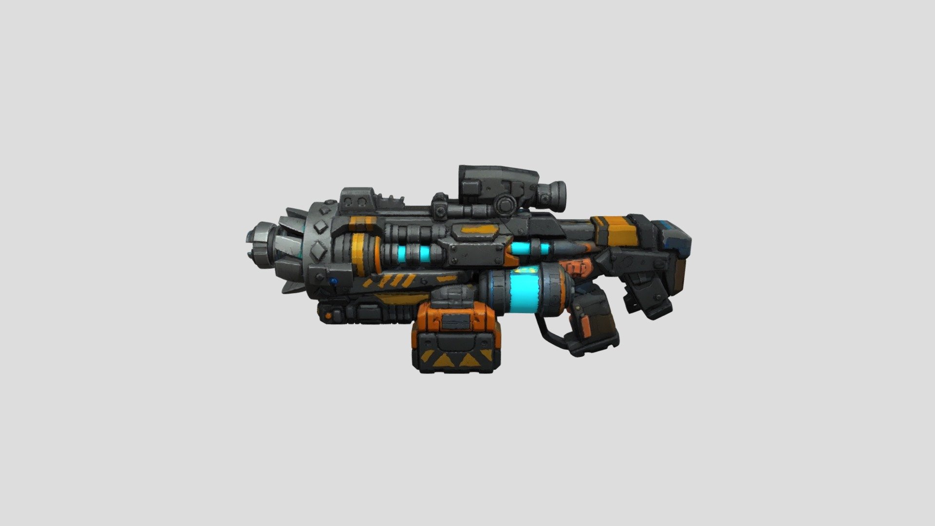 Ion Forge Heavy Cannon - 3D model by ii7846ggqpl [ca930ce] - Sketchfab