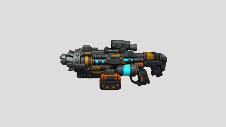 Ion Forge Heavy Cannon 3D Model
