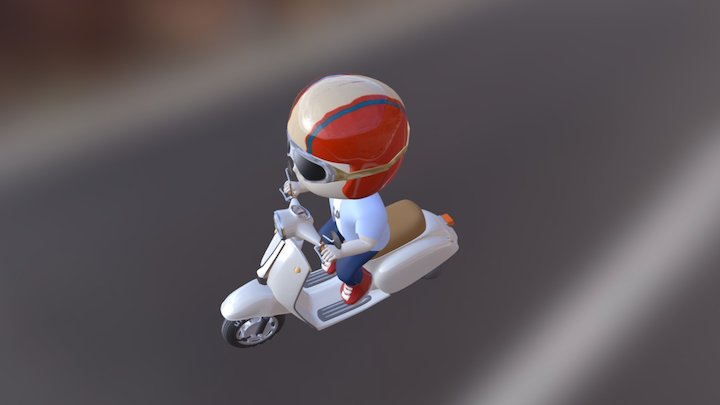 Scooter1 3D Model