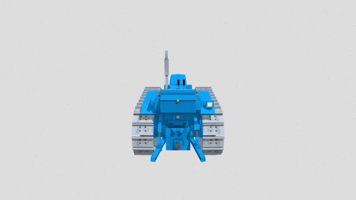 Minecraft Fordson County Crawler MK1 3D Model