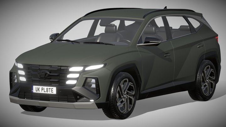 Hyundai Tucson 2024 3D Model