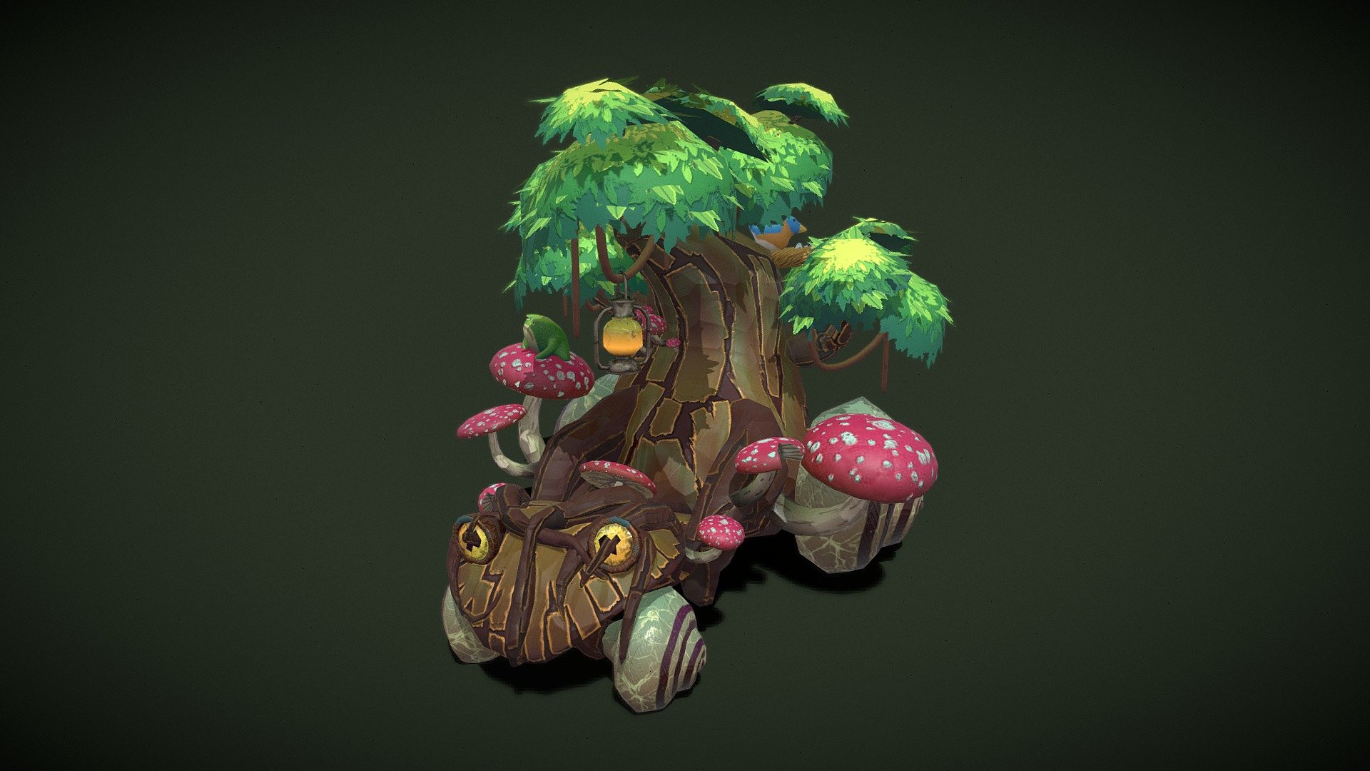 Nature/Tree kart - Stylized Model - 3D model by Mo_Ryckman [ca9623e ...