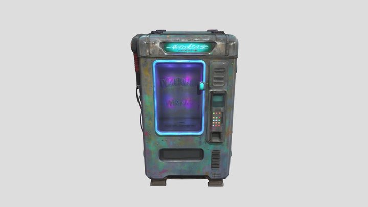 Cyberpunk Vending (from Cyber Prop Pack Vol.1) 3D Model