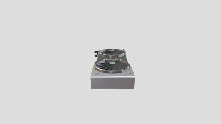 RTX 2080 3D Model
