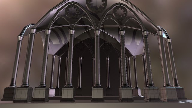 Escenario Gótico 3D Model