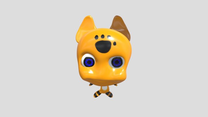 Miraculous ladybug Japan special Tiger Kwami 3D Model