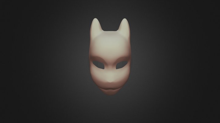 Kitsune Mask 3D Model
