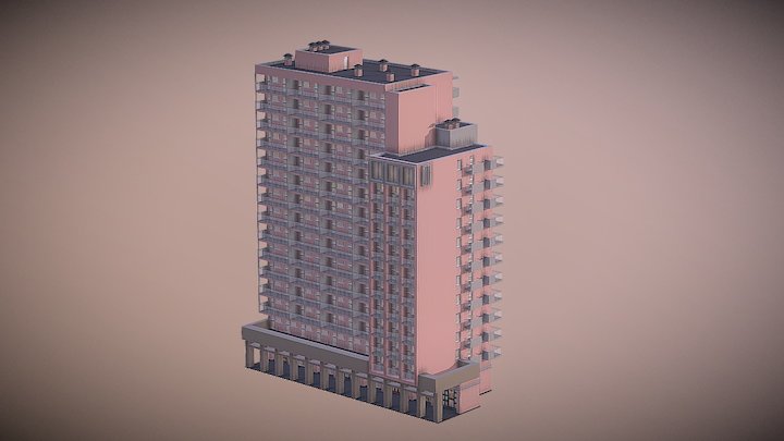 Monaco Building 3 3D Model