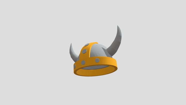 Viking Helmet 3D Model