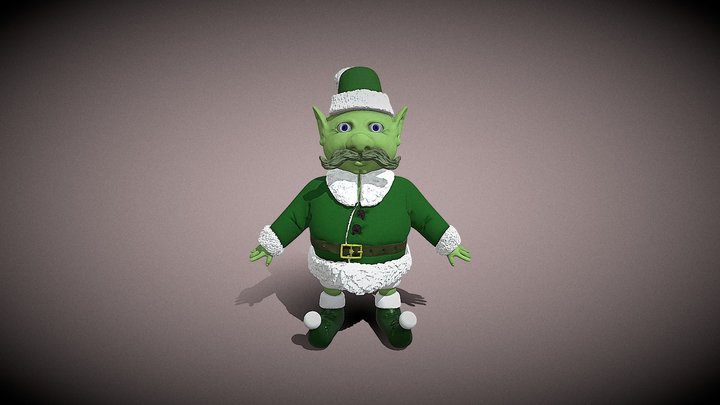 Christmas gnome 3D Model