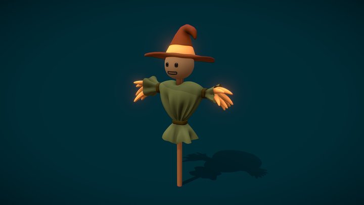 Scarecrow 3D Model