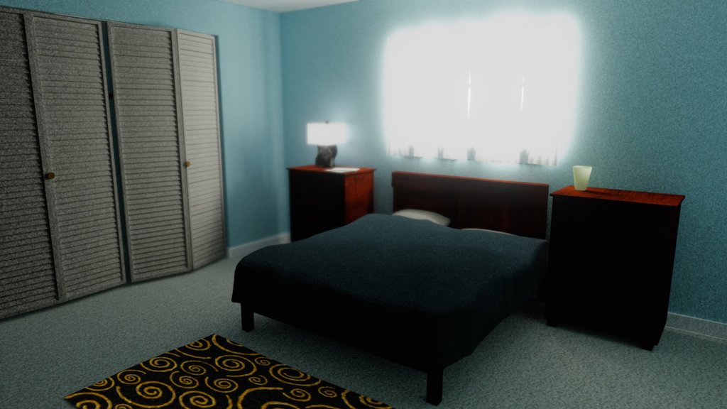 Bedroom - Blender Cycles Baked