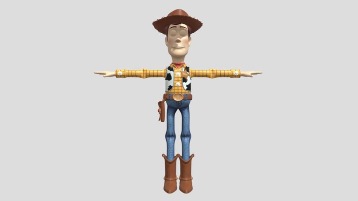 Kingdom Hearts III - Woody 3D Model