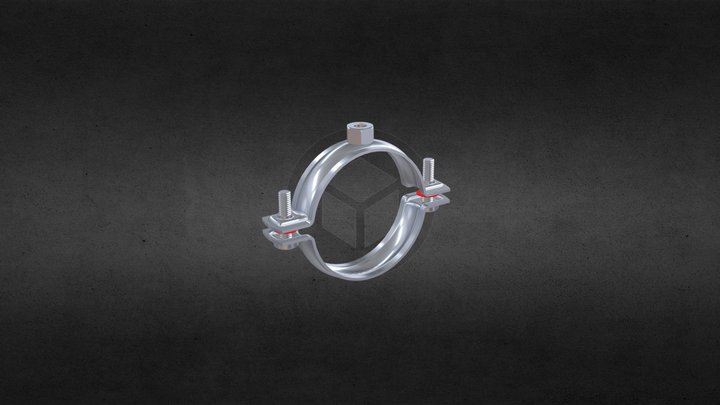 DG5 Pipe Clamp Without Rubber Nut 3D Model