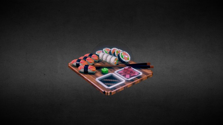 Sushi 3D Model